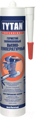 Герметик силиконовый Tytan Professional Высокотемпературный (310мл, красный)