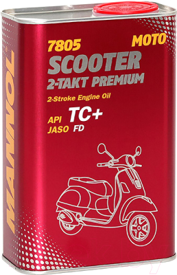 Моторное масло Mannol 2-Takt Premium Scooter / MN7805-1ME (1л)