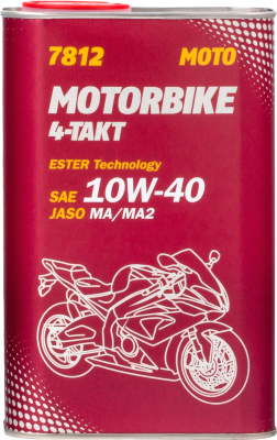 Моторное масло Mannol 4-Takt Motorbike 10W40 / MN7812-1ME (1л)