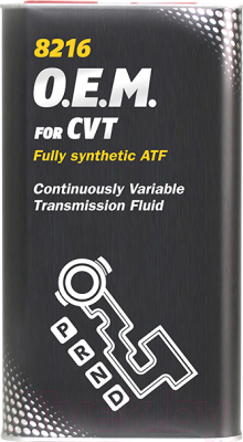 Трансмиссионное масло Mannol CVT OEM / MN8216-4ME (4л)