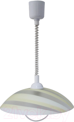 Потолочный светильник Элетех Колорика Аделайн 410 НСБ 72-60 М52 / 1005253193 (матовый белый/шампань)