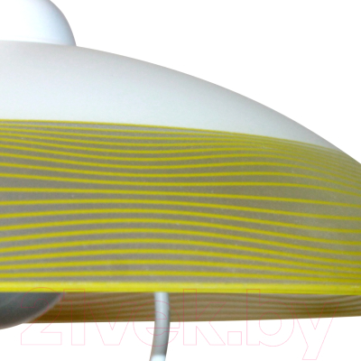 Потолочный светильник Элетех Колорика Клэр 410 НСБ 72-60 М52 / 1005253183 (матовый белый-салатовый)