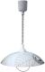 Потолочный светильник Элетех Колорика Флор 410 НСБ 72-60 М52 / 1005253185 (матовый белый/коричневый) - 