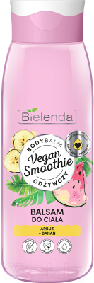 Бальзам для тела Bielenda Vegan Smoothie Арбуз+Банан (400мл)