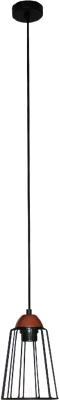 Потолочный светильник Элетех Конти 211 НСБ 01-60-169 Е27 / 1005405025 (черный муар/медь)