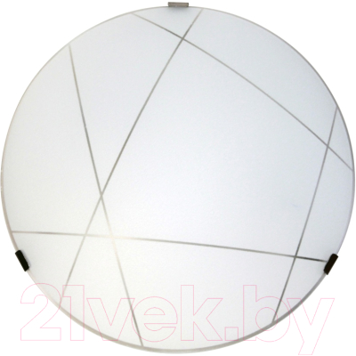 Потолочный светильник Элетех Контур 300 НПБ 01-2х60-139 М16 / 1005206056 (матовый белый)