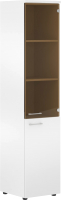 Шкаф-пенал с витриной Skyland Xten XHC 42.2(R) (белый) - 