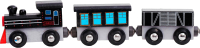 Поезд игрушечный Sima-Land Паровоз и два вагона магнитные / 4619365 - 
