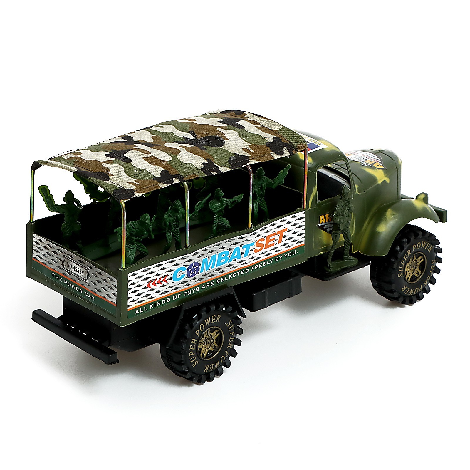 Автомобиль игрушечный Sima-Land Армия с солдатами / 480552 — фото 3
