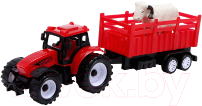 Набор игрушечной техники Sima-Land Фермер с прицепом / 7603238