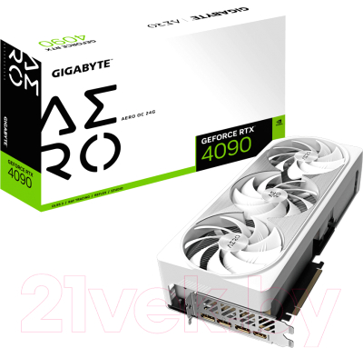 Видеокарта Gigabyte GeForce RTX 4090 Aero OC 24G (GV-N4090AERO OC-24GD)