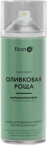 Эмаль Elcon Быстросохнущая для декора и мебели (520мл, оливковая роща)