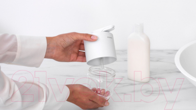 Дозатор для жидкого мыла Brabantia MindSet 303227 (минерально-белый)