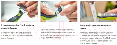Изображение товара Триммер Philips OneBlade QP2521/10