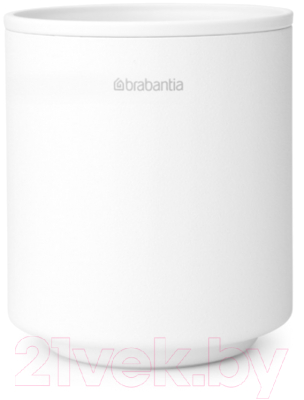 Стакан для зубной щетки и пасты Brabantia MindSet 303265 (минерально-белый)