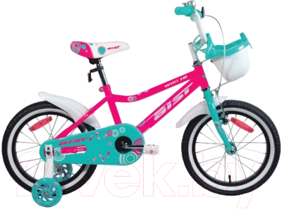 Детский велосипед AIST Wiki 2022 (12, розовый)