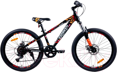 Велосипед Krakken Bones 2022 (24, черный)