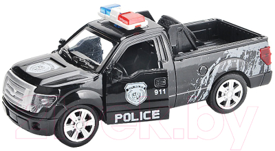 Автомобиль игрушечный Sharktoys Полиция / 190000005 (инерционный, черный)
