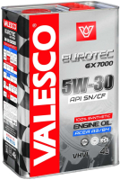 

Моторное масло Valesco, Eurotec GX 7000 5W30 API SN/CF