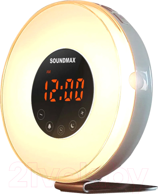 Радиочасы SoundMax SM-1596 (белый)