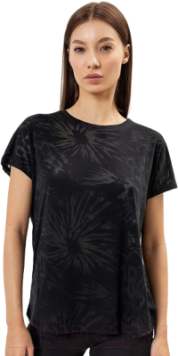 Изображение товара Футболка спортивная Mark Formelle 302637 (р.164/170-92-98, разводы на черном)