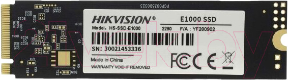 SSD диск Hikvision 1TB (HS-SSD-E1000)