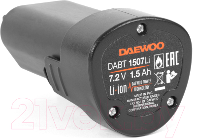 Аккумулятор для электроинструмента Daewoo Power 1507Li