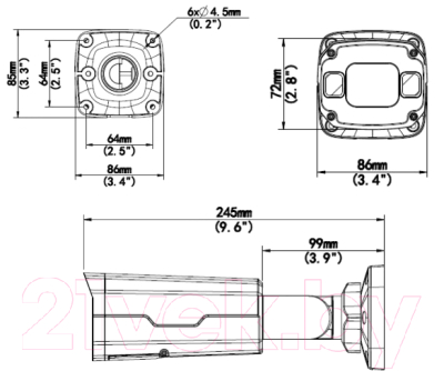 IP-камера Uniview IPC2328SB-DZK-I0