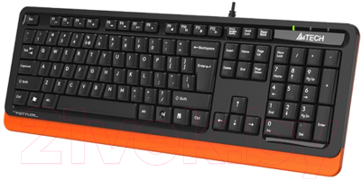 Клавиатура A4Tech Fstyler FKS10 (черный/оранжевый)