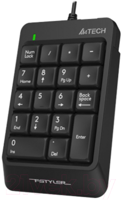 Цифровая клавиатура A4Tech Fstyler FK13P (черный)