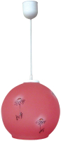 Потолочный светильник Элетех Ромашка НСБ 72-60 М50 / 1007000002 (розовый матовый) - 