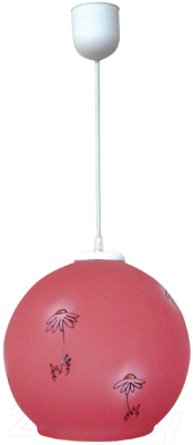 Потолочный светильник Элетех Ромашка НСБ 72-60 М50 / 1007000002 (розовый матовый)