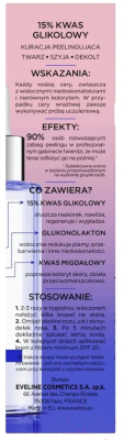 Сыворотка для лица Eveline Cosmetics Face Therapy Professional Пилинг с 15% гликолевой кислотой (30мл)