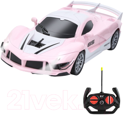 Радиоуправляемая игрушка Sharktoys Машина / 172000006 (розовый)