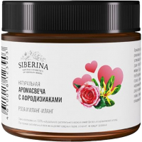 

Свеча Siberina, С афродизиаками Роза и иланг-иланг