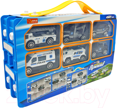 Набор игрушечных автомобилей Sharktoys Полицейский / 1000000027