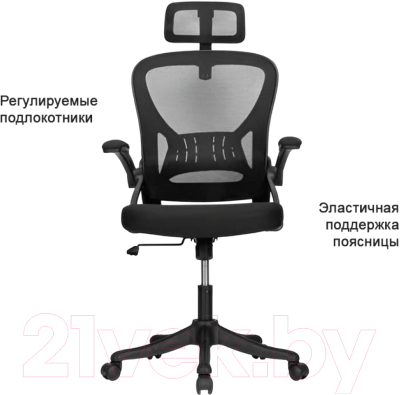 Кресло офисное Deli E4505 (черный)