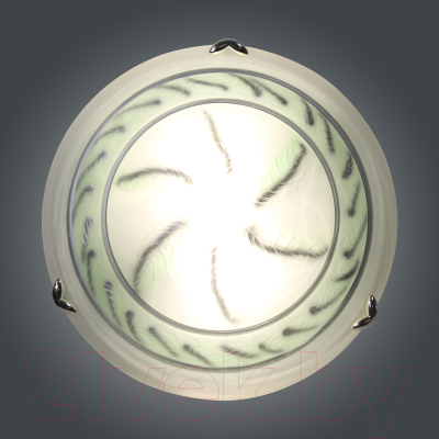 Потолочный светильник Элетех Спиге 300 НПБ 01-2х60-139 М16 / 1005202675 (зеленый/хром)