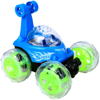 Радиоуправляемая игрушка Sharktoys Машина Перевертыш / 520000004 (голубой) - 