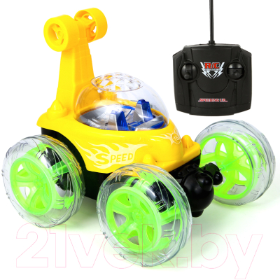 Радиоуправляемая игрушка Sharktoys Машина Перевертыш / 520000005 (желтый)