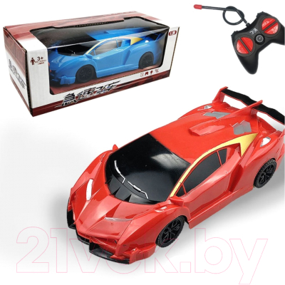 Радиоуправляемая игрушка Sharktoys Машина Рембо / 590000003 (красный)