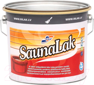 Лак Rilak Saunalak для бани и сауны (2.7л)