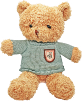 Мягкая игрушка Sharktoys Медведь Таежка в сером свитере / 2090005 - 