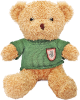 Мягкая игрушка Sharktoys Медведь Таежка в зеленом свитере / 2090007 - 