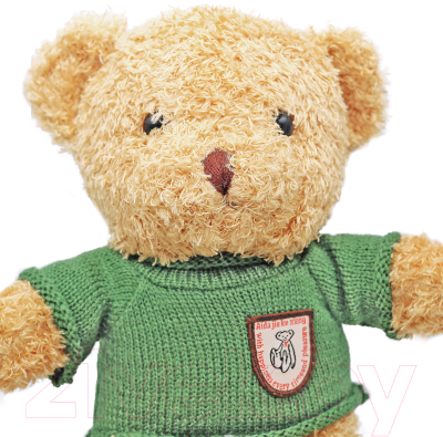 Мягкая игрушка Sharktoys Медведь Таежка в зеленом свитере / 2090007