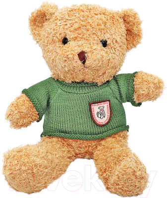 Мягкая игрушка Sharktoys Медведь Таежка в зеленом свитере / 2090007
