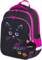 Школьный рюкзак Brauberg Quadro Black cat / 271358 - 