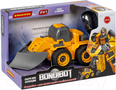 Игрушка-конструктор Bondibon Снегоуборочный трактор-робот / ВВ5976