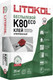 Клей для плитки Litokol Беспылевой Litoflex K80 Eco (25кг) -