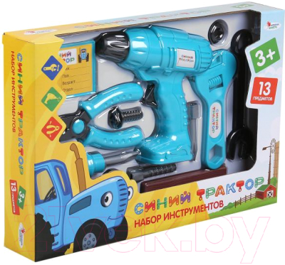 Набор инструментов игрушечный Играем вместе Синий трактор / 1703K162-R